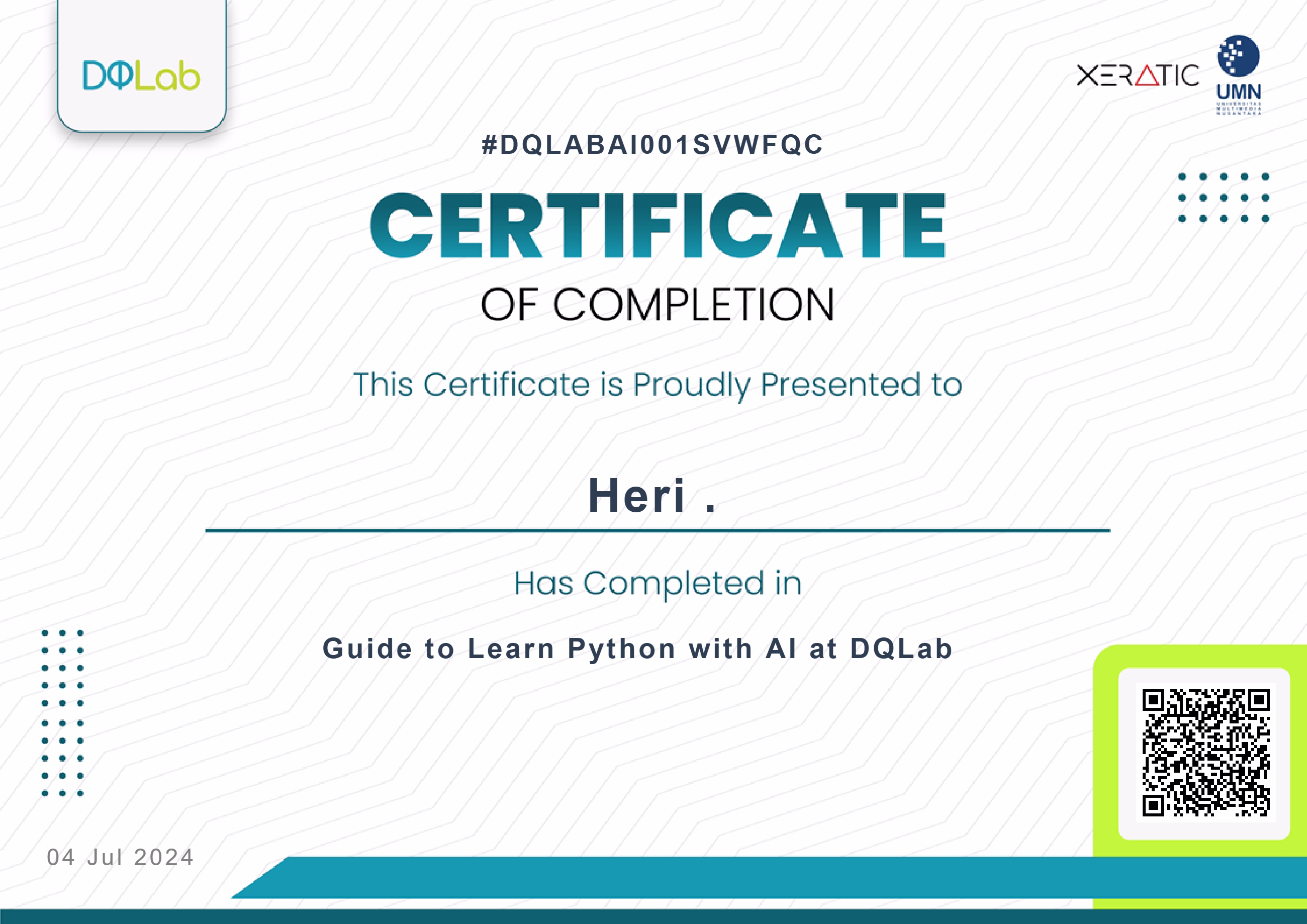 Guide to Learn Python with AI at DQLab