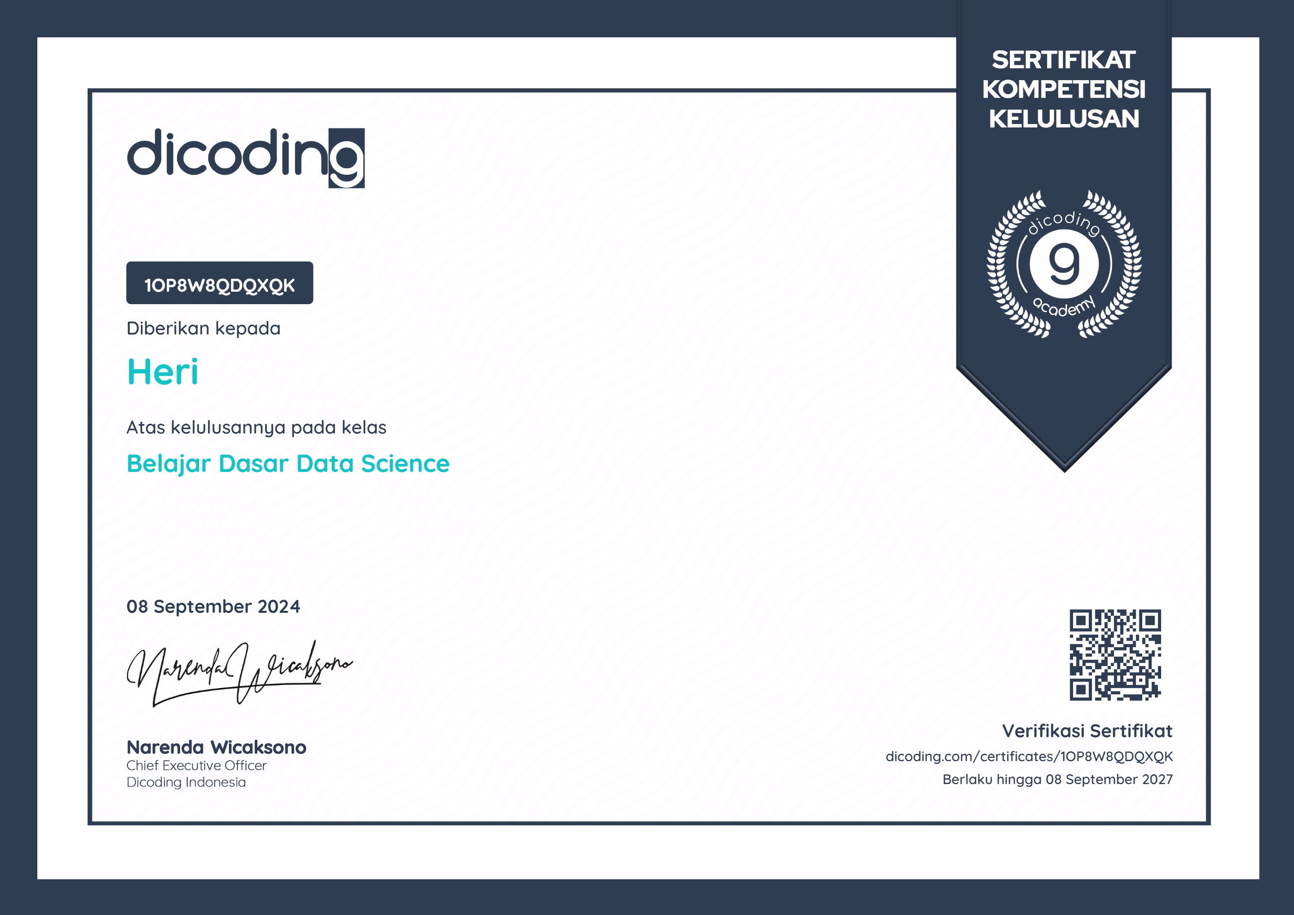 Belajar Dasar Data Science