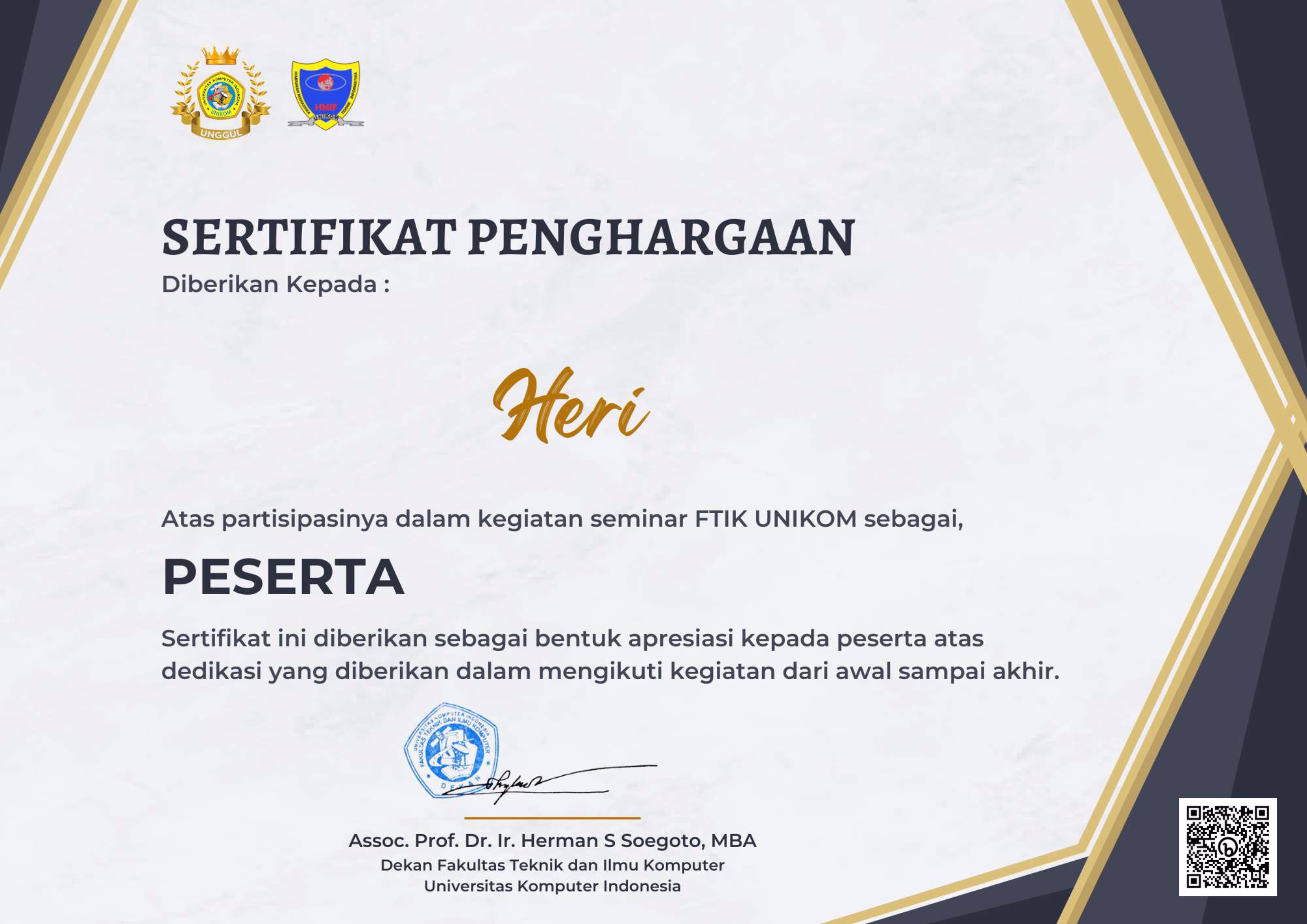 Seminar FTIK UNIKOM 2023